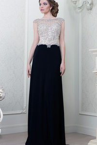 Robe de bal simple luxueux brillant avec manche épeules enveloppants avec manche courte
