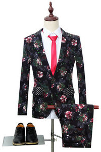 De mode hommes tuxedos de fête conception fleur