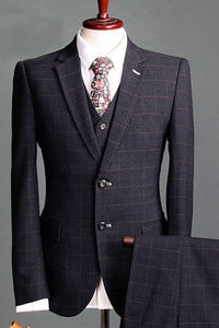 Mariage pour hommes gilet veste 3 pièces hommes costumes
