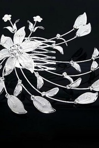 Rêveur avec eye catching cristal moderne bijoux de mariée