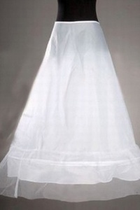 Élégant simple cheville remise longueur princesse crinolines
