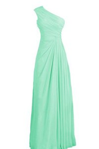 Robe demoiselle d'honneur delicat avec sans manches ligne a en chiffon fermeutre eclair