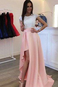 Robe de bal exquis ligne a de princesse de traîne courte naturel