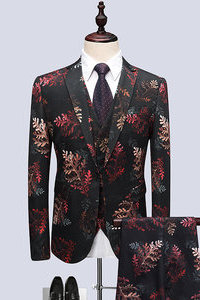 Ensemble blazer mode hommes 3 pièces costumes de mariage hommes