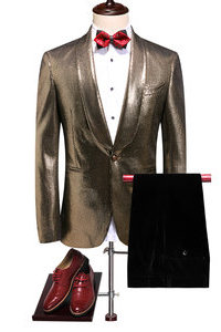 Décontracté affaires costume blazers pantalon 2 pièce flanelle ensembles slim fit
