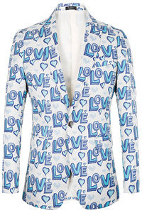 Chanteur halloween vestes hommes scène blazers