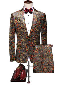 Slim fit décontracté affaires blazers pantalon pour mariage robe costume