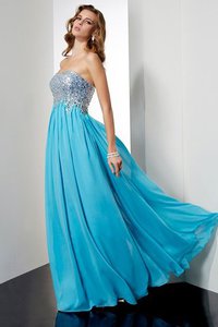 Robe de soirée avec perle de bustier avec zip de princesse a-ligne