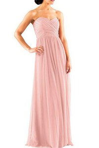 Robe demoiselle d'honneur longue avec chiffon ligne a jusqu'au sol croisade