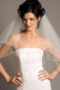 Simple petit voile de mariage séduisant