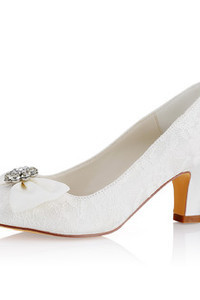 Chaussures de mariage taille réelle du talon 2.56 pouce (6.5cm) tendance hiver