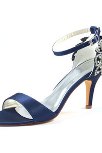 Chaussures de mariage hiver dramatique taille réelle du talon 3.15 pouce (8cm) talons hauts
