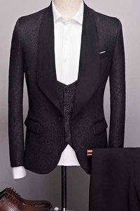 Marié costume 3 pièce américaine pour hommes slim fit