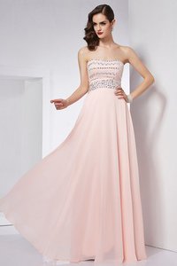 Robe de bal ligne a avec sans manches avec zip de bustier de princesse