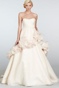 Robe de mariée naturel sans dos col en forme de cœur de mode de bal de bustier