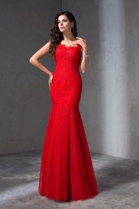 Robe de bal longue avec sans manches col u profond gaine avec zip