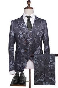 Smoking pantalon événement 3 pièces hommes costumes marié