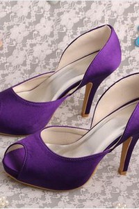 Chaussures pour femme taille réelle du talon 3.94 pouce (10cm) plates-formes talons hauts luxueux