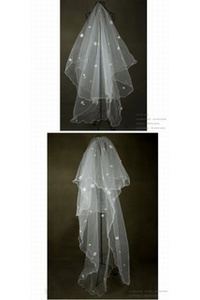 Splendide Élégant | modeste chic | moderne -parole longueur mariage voile