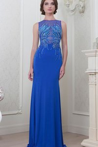Robe de bal brillant longue fermeutre eclair avec sans manches avec perle