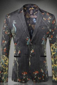 Paon automne nouveau jaqueta masculina vintage revers