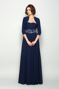 Robe mère de mariée longue de princesse avec sans manches avec perle fermeutre eclair