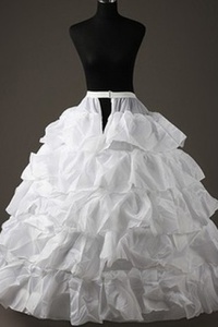 Gradins belle cheville crinolines de robe longueur de balle énergique