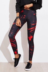 Leggings voyant avec imprimé grosses soldes