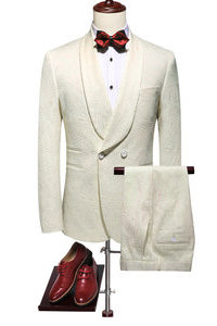 Grande taille de smoking mariage slim fit business imprimé