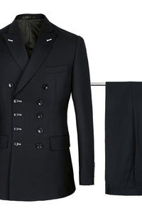 Taille européenne costume mariage homme smoking costume noir formel