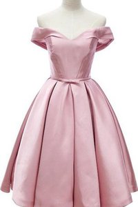 Robe fête de la rentrée ceinture ruché cordon avec manche courte de lotus