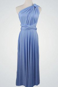 Robe demoiselle d'honneur bref nature simple plissé manche nulle