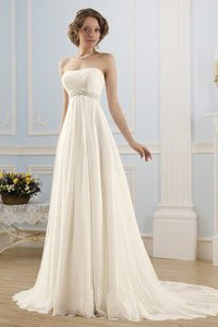 Robe de mariée simple informel de bustier cordon a plage