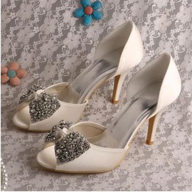 Chaussures pour femme printemps taille réelle du talon 3.15 pouce (8cm) talons hauts charmante