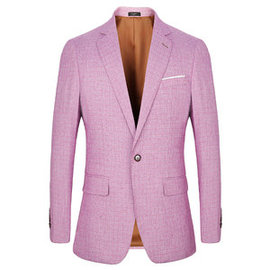 Hommes costumes nouveaux vestes rose printemps