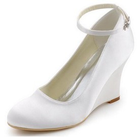 Chaussures pour femme hiver compensées moderne taille réelle du talon 3.15 pouce (8cm)