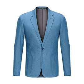 D'affaires poche blazer hommes bureau simple bouton