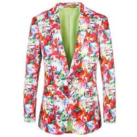 Pour hommes de fête hommes costume floral décontracté