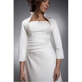 Grosses soldes taffetas blanc chic | moderne bolero simple