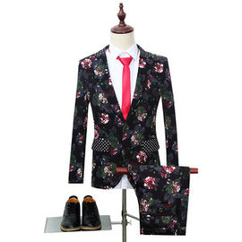 De mode hommes tuxedos de fête conception fleur