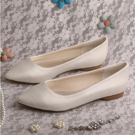 Chaussures de mariage plates plus récent formel hiver