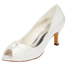 Chaussures de mariage éternel printemps eté taille réelle du talon 2.56 pouce (6.5cm)