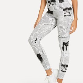 Legging avec imprimé fantastique séduisant