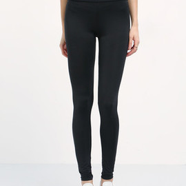 Leggings taille élastique noir amincissant