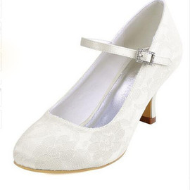 Chaussures de mariage taille réelle du talon 2.76 pouce (7cm) classique hiver