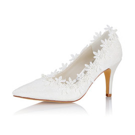 Chaussures de mariage taille réelle du talon 3.15 pouce (8cm) talons hauts automne charmante