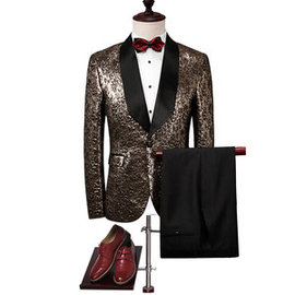 Masculino hommes terno blazer scène costumes personnalisé