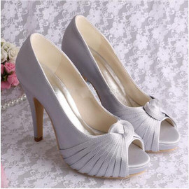 Chaussures de mariage talons hauts plates-formes taille réelle du talon 3.94 pouce (10cm) élégant