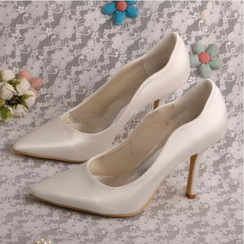 Chaussures de mariage romantique taille réelle du talon 3.54 pouce (9cm) eté talons hauts