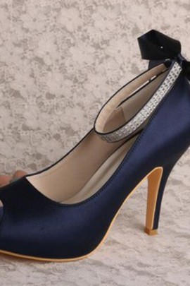 Chaussures de mariage plates-formes moderne taille réelle du talon 3.94 pouce (10cm) talons hauts